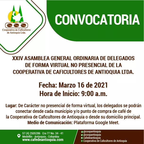 CONVOCATIA XXIV ASAMBLEA GENERAL ORDINARIA DE DELEGADOS 2021