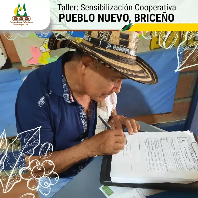 Sensibilización Cooperativa – Municipio Briceño, corregimiento Pueblo Nuevo