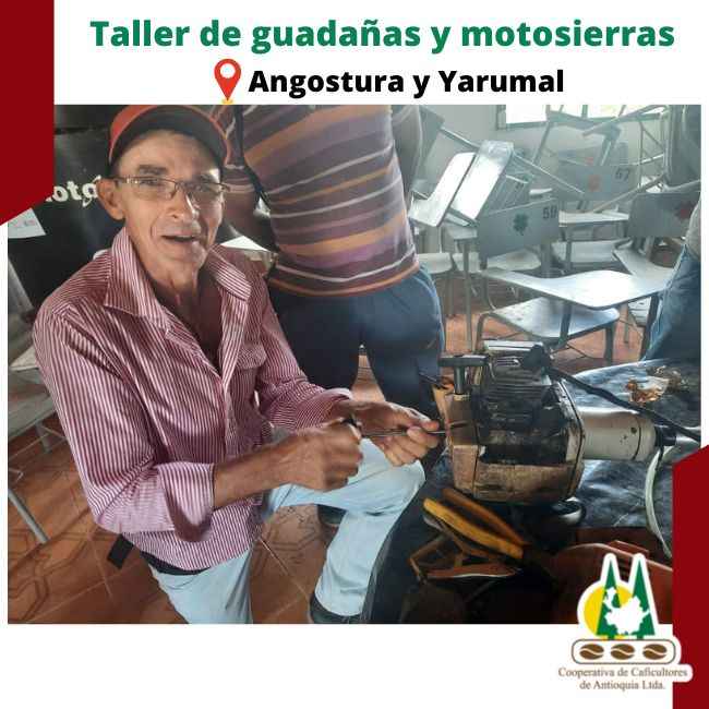 Taller de mecánica de motosierras y guadañas: Angostura y Yarumal