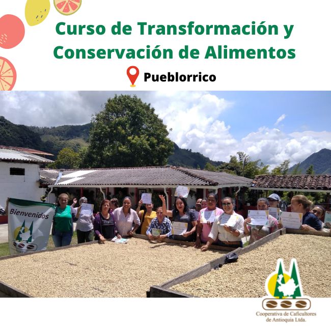 Curso de transformación y conservación de frutas y verduras: Pueblorrico