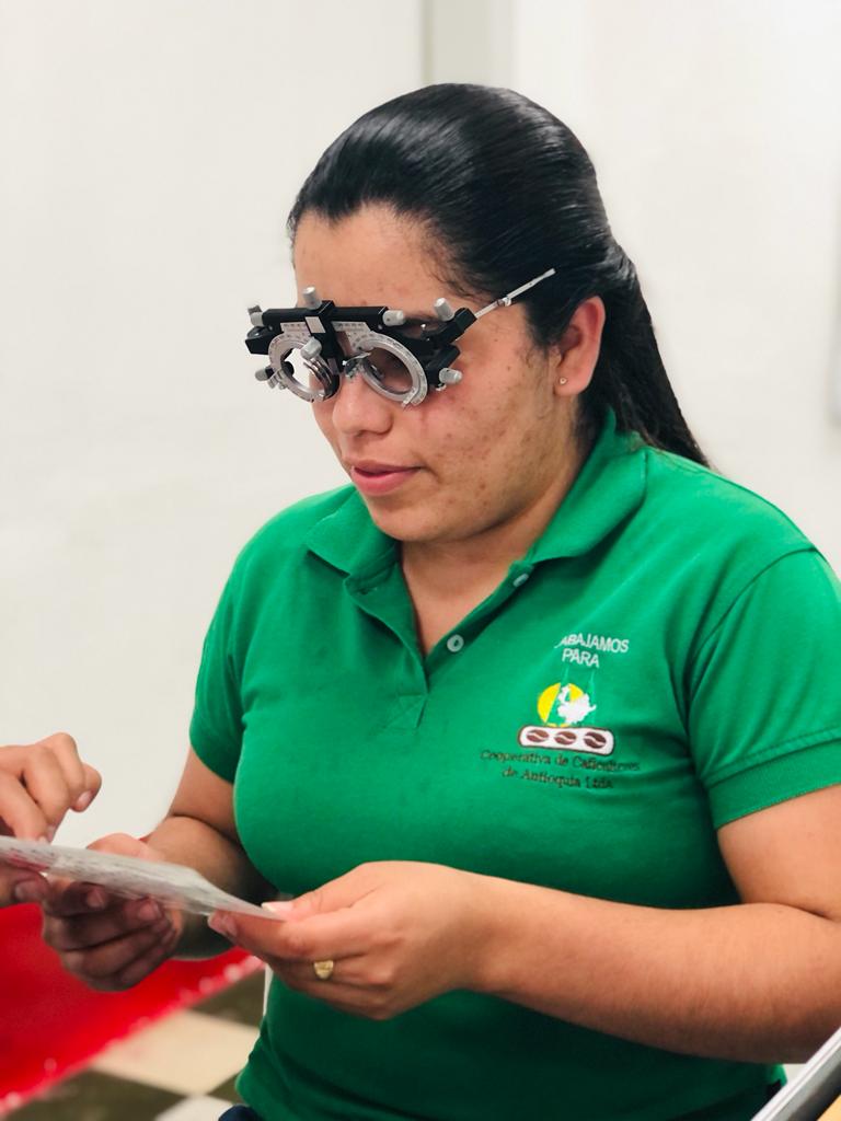Jornada de salud visual. San Andrés de Cuerquia