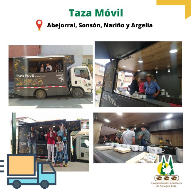 Taza Móvil: Abejorral, Sonsón, Nariño y Argelia