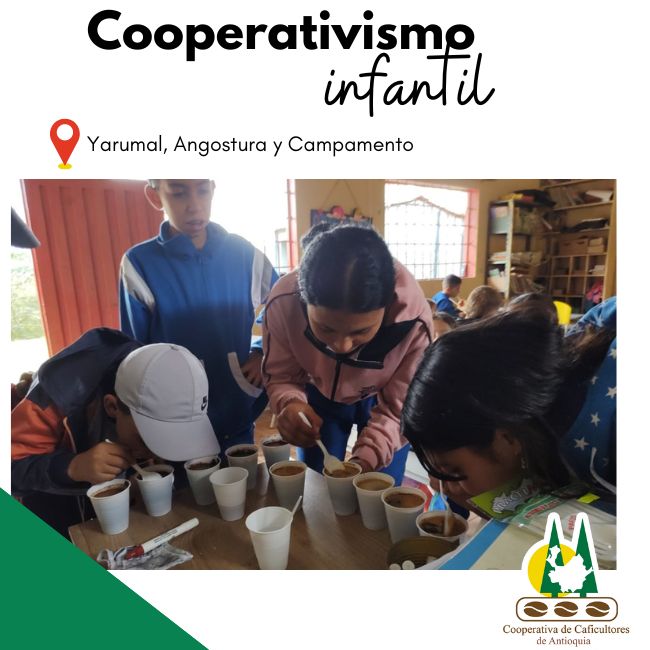 Cooperativismo infantil: Yarumal, Angostura y Campamento
