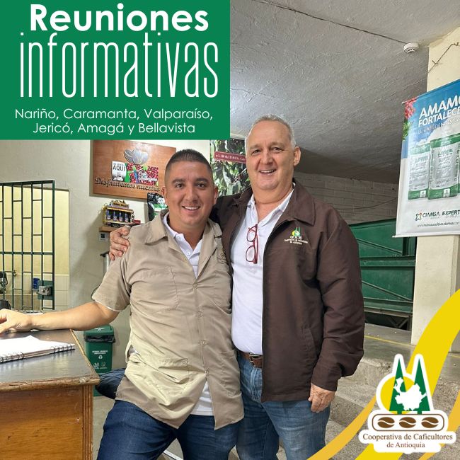 Reunión informativa: Nariño, Caramanta, Valparaíso, Jericó, Amagá y Bellavista