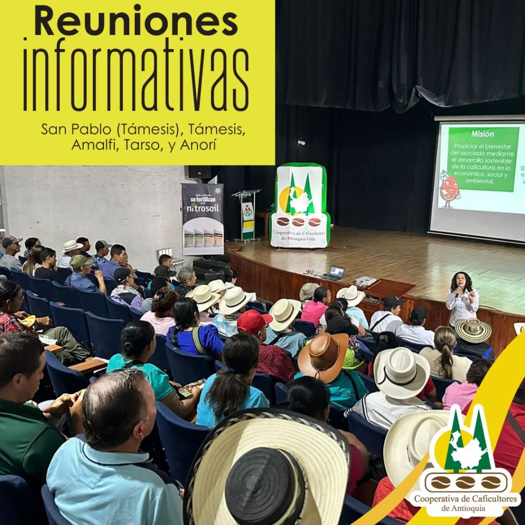 Reunión informativa: San Pablo (Támesis), Támesis, Amalfi, Tarso, y Anorí