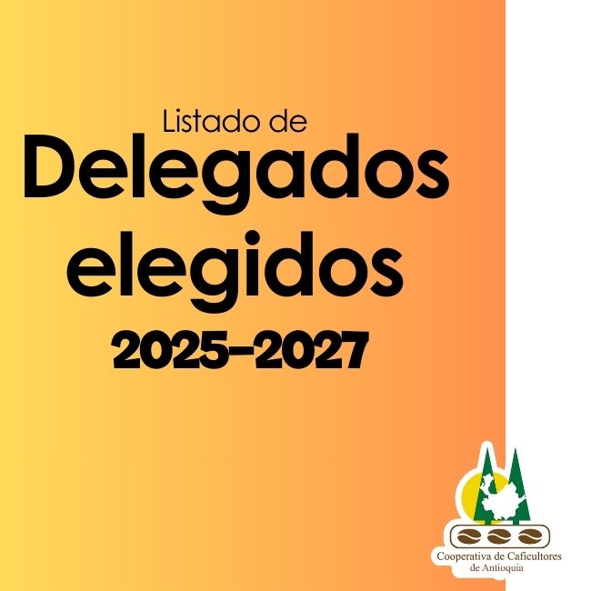 Listado de Delegados Elegidos 2025-2027