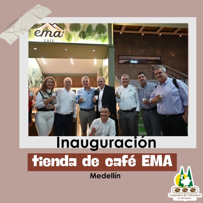Inauguración tienda de café EMA