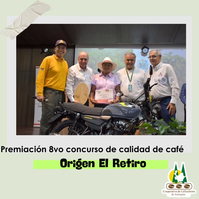 Premiación 8° Concurso de Calidad de Café Origen El Retiro